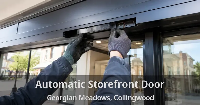 Automatic Storefront Door Georgian Meadows, Collingwood - ON