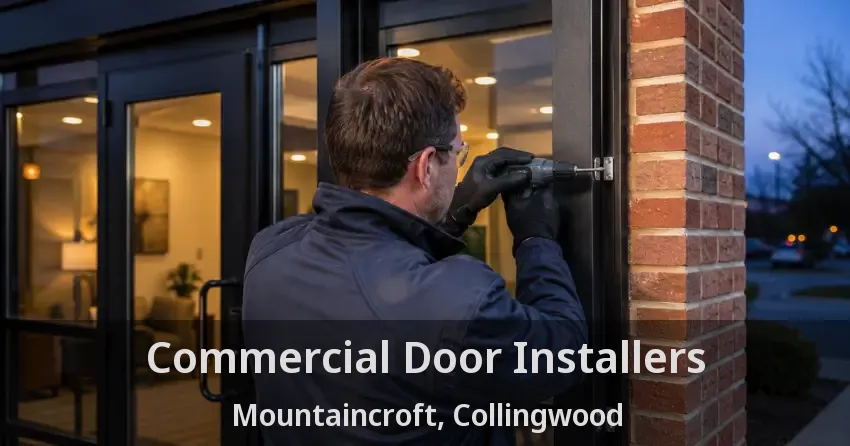 Commercial Door Installers Mountaincroft, Collingwood - ON