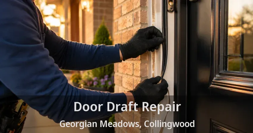 Door Draft Repair Georgian Meadows, Collingwood - ON
