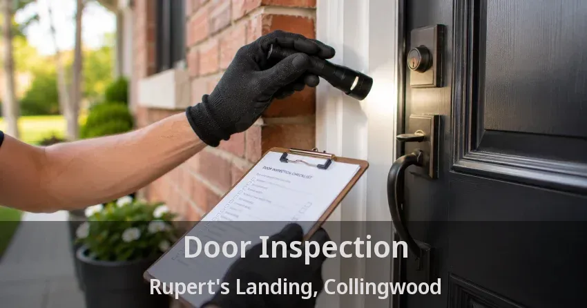 Door Inspection Rupert's Landing, Collingwood - ON