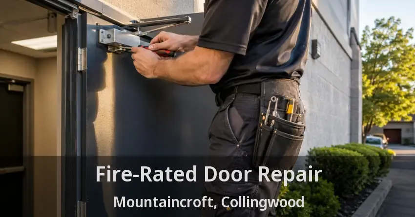 Fire-Rated Door Repair Mountaincroft, Collingwood - ON