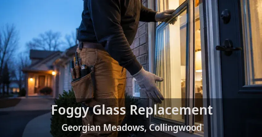 Foggy Glass Replacement Georgian Meadows, Collingwood - ON