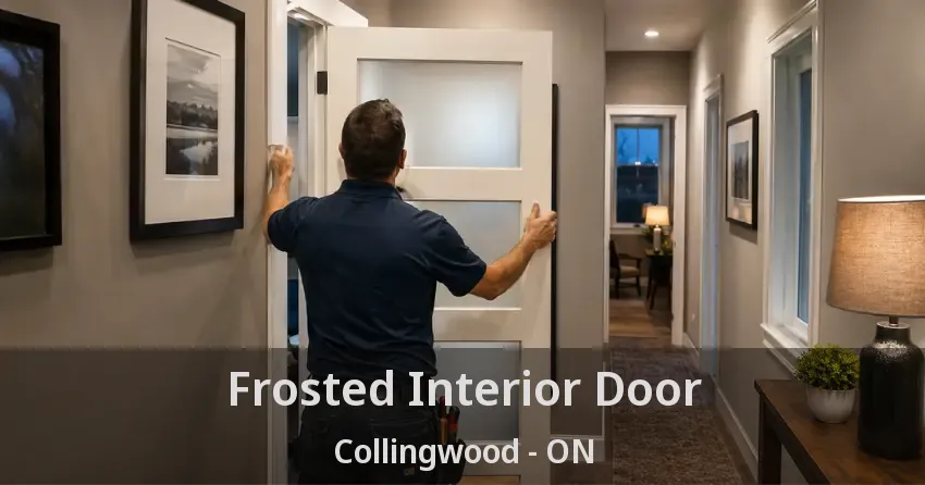 Frosted Interior Door Collingwood - ON