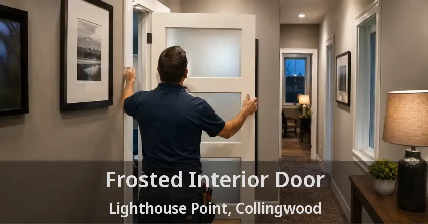 Frosted Interior Door Lighthouse Point, Collingwood - ON