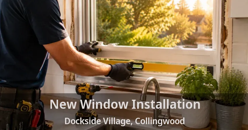 New Window Installation Dockside Village, Collingwood - ON