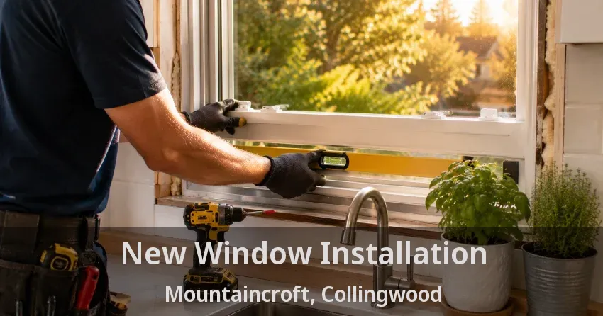 New Window Installation Mountaincroft, Collingwood - ON