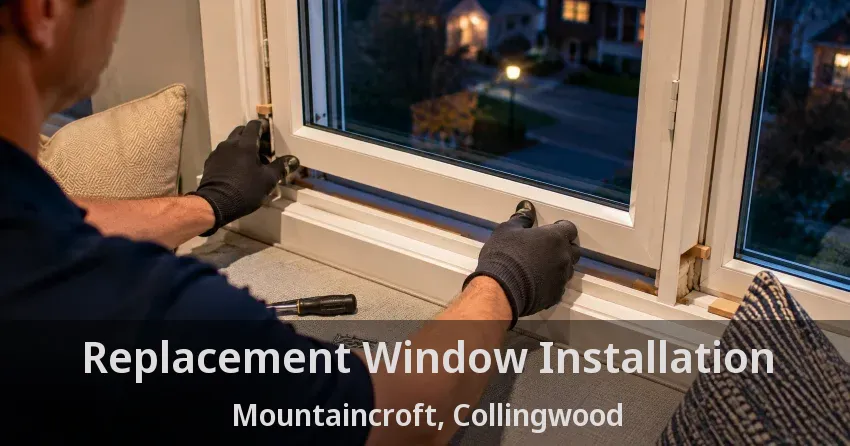 Replacement Window Installation Mountaincroft, Collingwood - ON