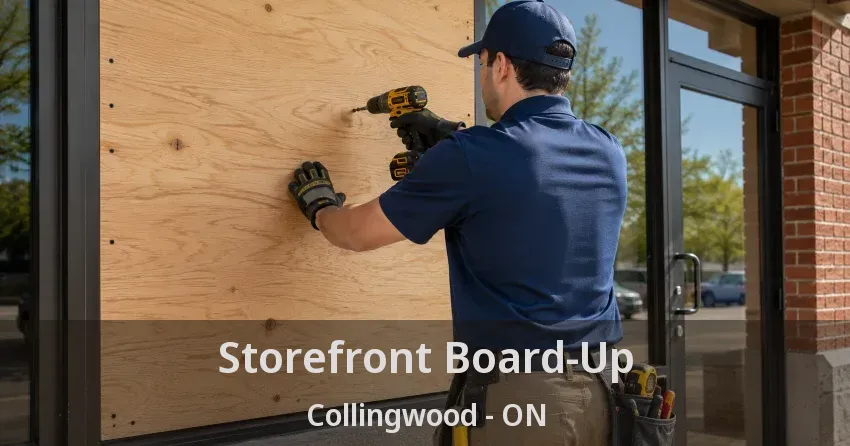 Storefront Board-Up Collingwood - ON