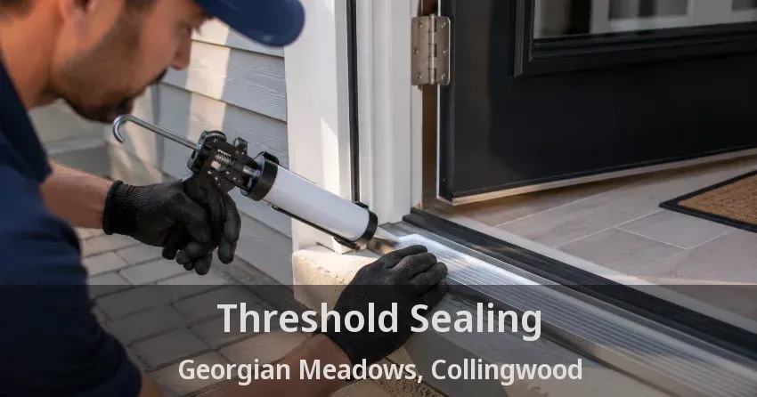 Threshold Sealing Georgian Meadows, Collingwood - ON