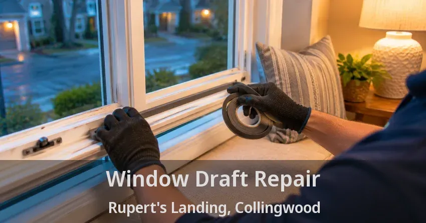 Window Draft Repair Rupert's Landing, Collingwood - ON