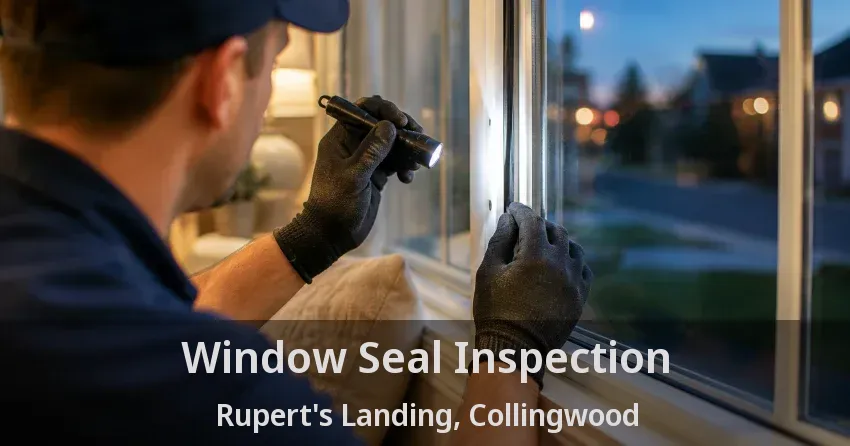 Window Seal Inspection Rupert's Landing, Collingwood - ON