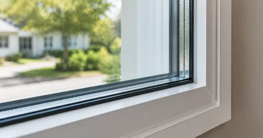 technician replacing window weatherstripping in Collingwood home