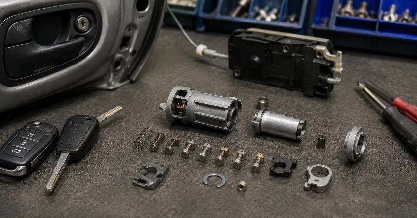 technician testing a car key fob during Car Lock Repair Rupert