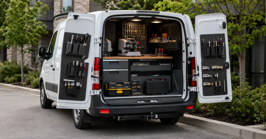 mobile locksmith service vehicle equipped with tools in Collingwood